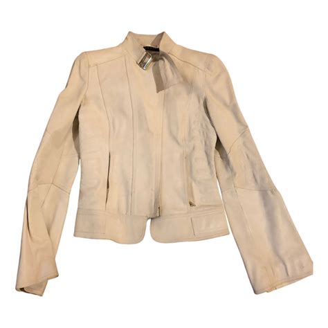 gucci jacket white|Gucci leather jacket price.